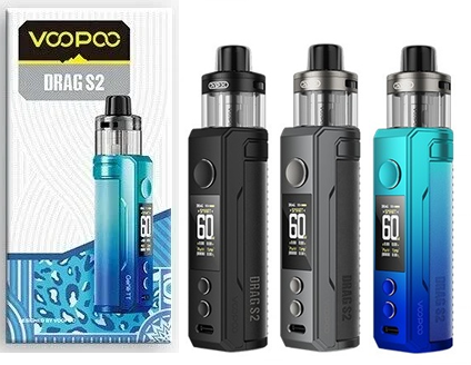 Levně VOOPOO POD Drag S2 elektronická cigareta 2500mAh Barva: Černá