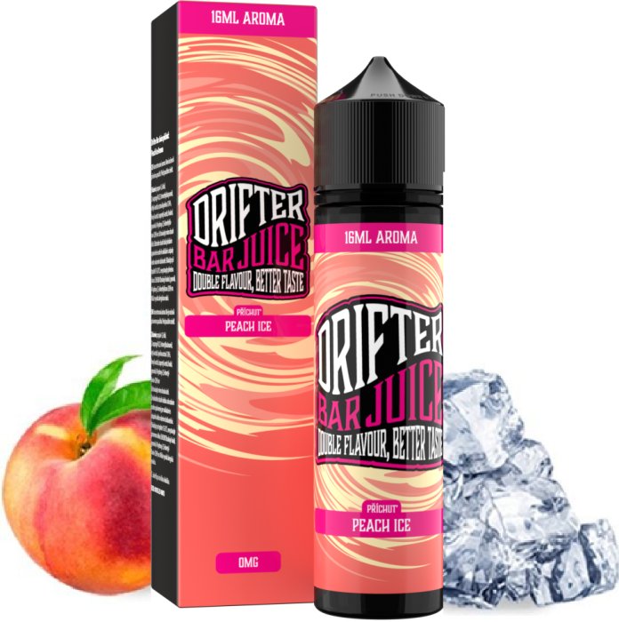 Levně Příchuť Juice Sauz Drifter Shake and Vape 16/60ml Peach Ice