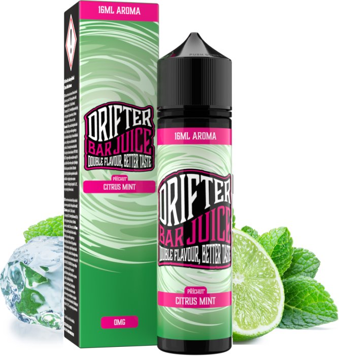 Levně Příchuť Juice Sauz Drifter Shake and Vape 16/60ml Citrus Mint