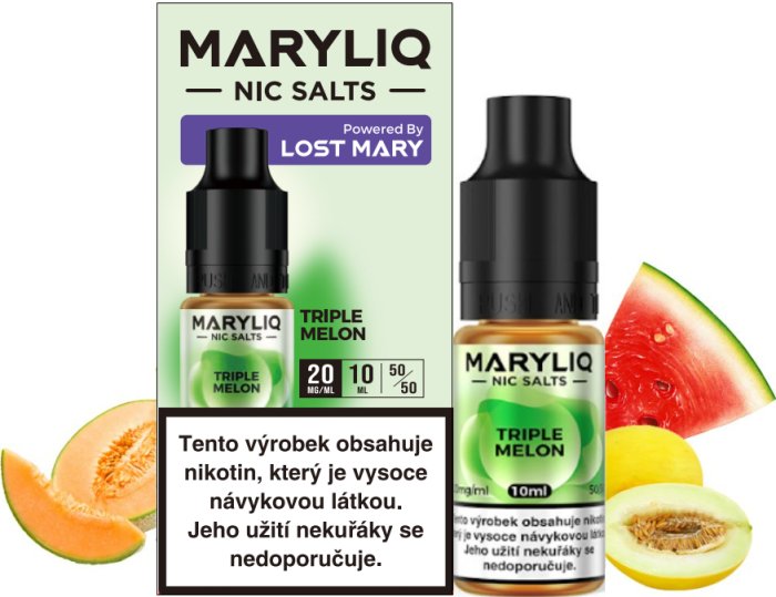 Levně Elf Bar (Elf Bar Maryliq 20mg Salt) 10ml Triple Melon