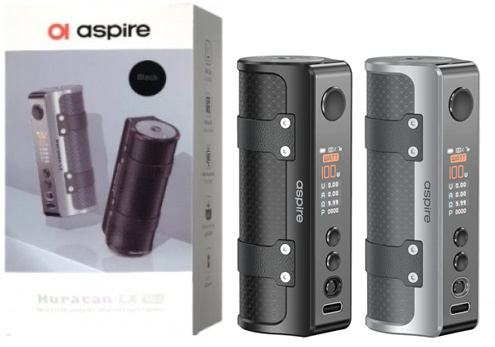 Levně Grip Aspire Huracan LX MOD 3000mAh Barva: Černá