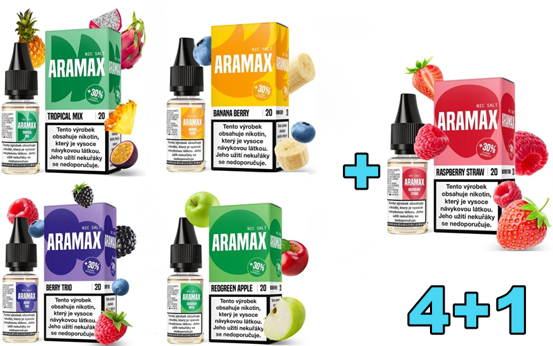 Levně Aramax .(Aramax Salt) 10ml 4+1