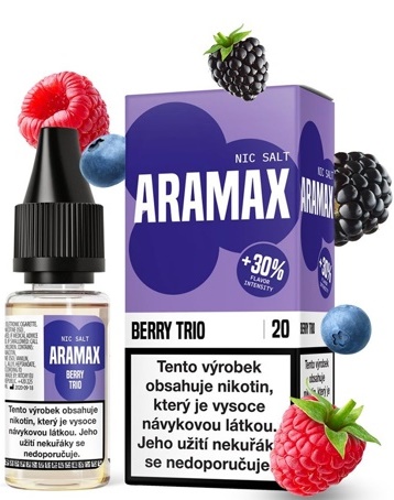 Levně Aramax (Aramax Salt) 10ml Berry Trio Nikotín: 10mg