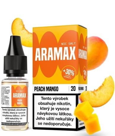 Levně Aramax (Aramax Salt) 10ml Peach Mango Nikotín: 10mg