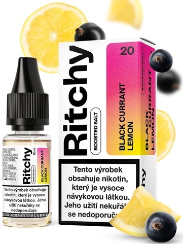 Levně Liqua (Ritchy Salt) 10ml Black Currant Lemon Nikotín: 10mg