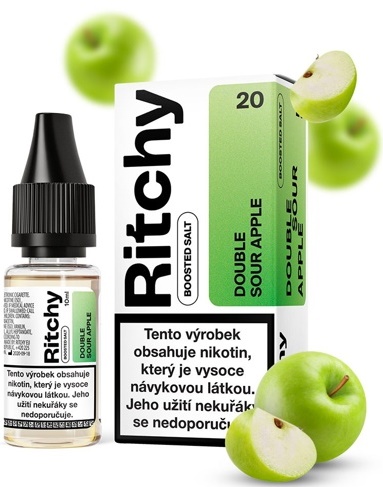 Levně Liqua (Ritchy Salt) 10ml Double Sour Apple Nikotín: 10mg