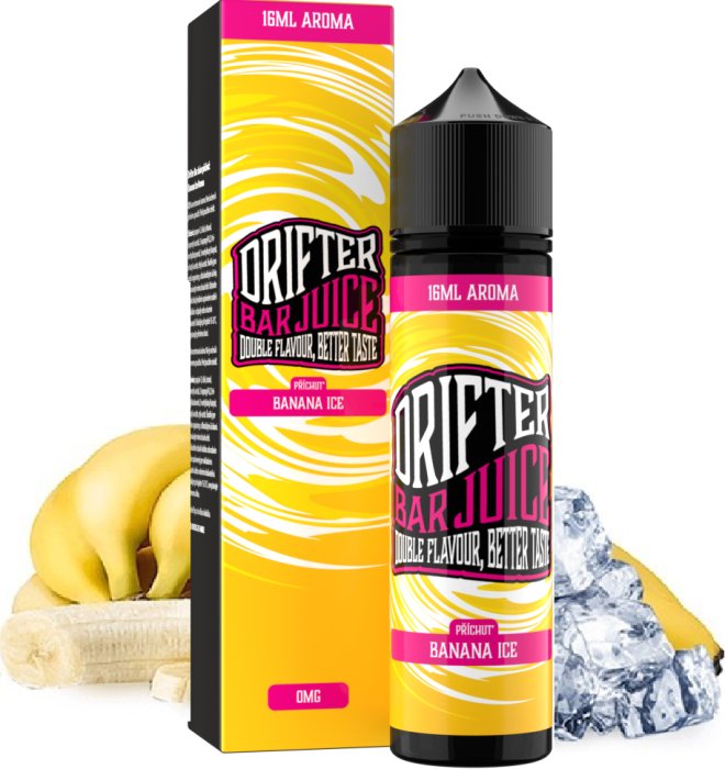 Levně Příchuť Juice Sauz Drifter Shake and Vape 16/60ml Banana Ice