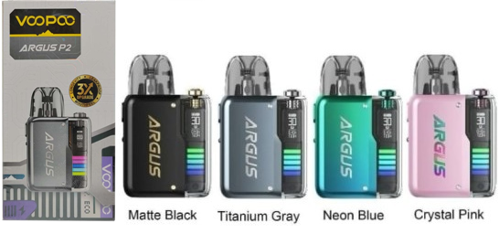 Levně VOOPOO Argus P2 POD elektronická cigareta 1100mAh Barva: Černá