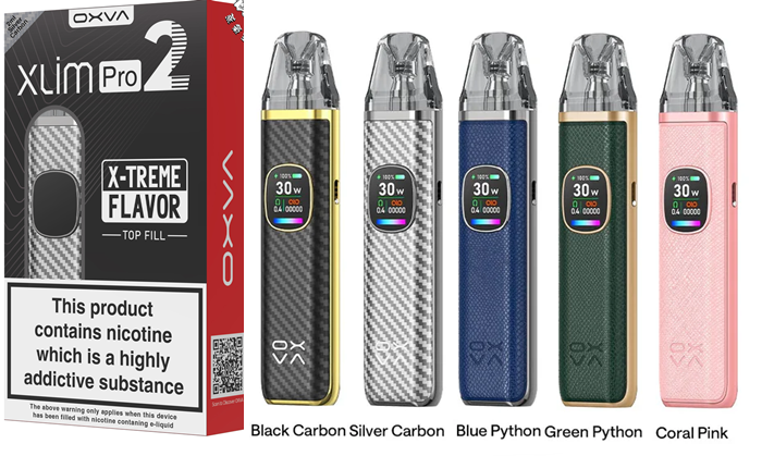 Levně Oxva Xlim Pro V2 POD elektronická cigareta 1300mAh Barva: Černá