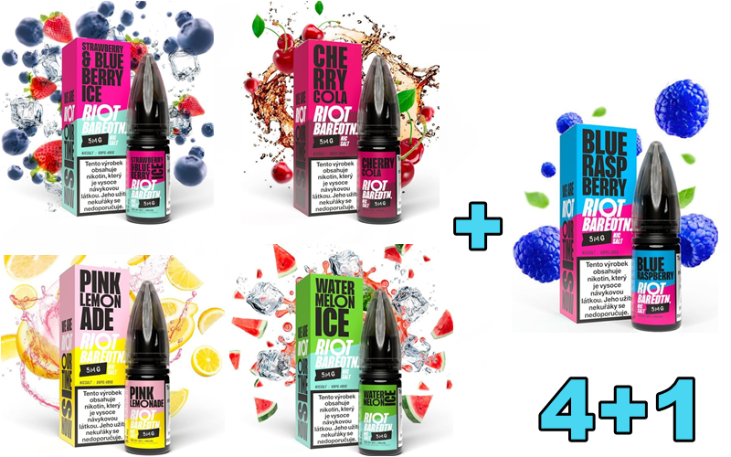 Levně Riot Squad .(Riot Squad Salt) 10ml 4+1