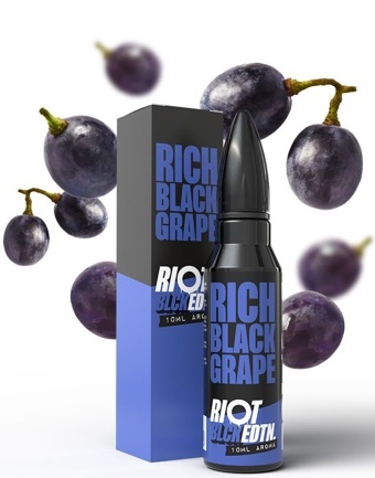 Levně Příchuť Riot Squad Shake and Vape 10/60ml Rich Black Grape (Hroznové víno s mátou)