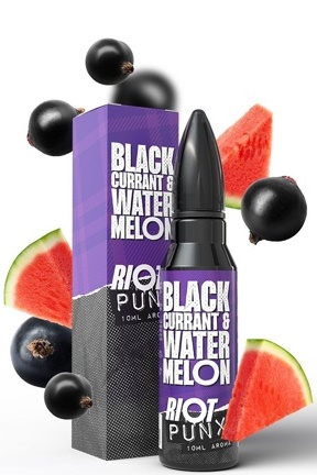 Levně Příchuť Riot Squad Shake and Vape 10/60ml Blackcurrant & Watermelon (Černý rybíz a vodní meloun)