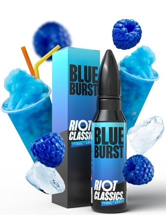 Levně Příchuť Riot Squad Shake and Vape 10/60ml Blue Burst (Modrá ledová tříšť)