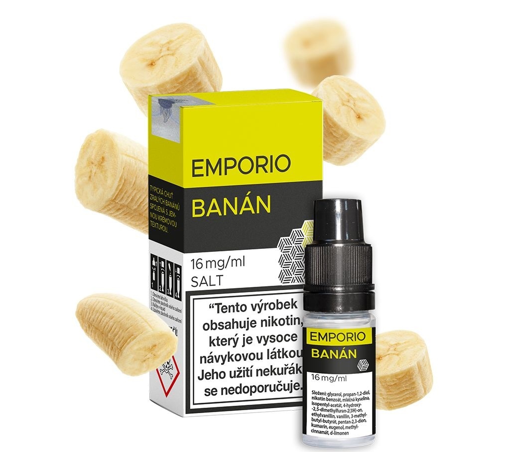 Levně Imperia (Emporio Salt) 10ml Banán Nikotín: 12mg