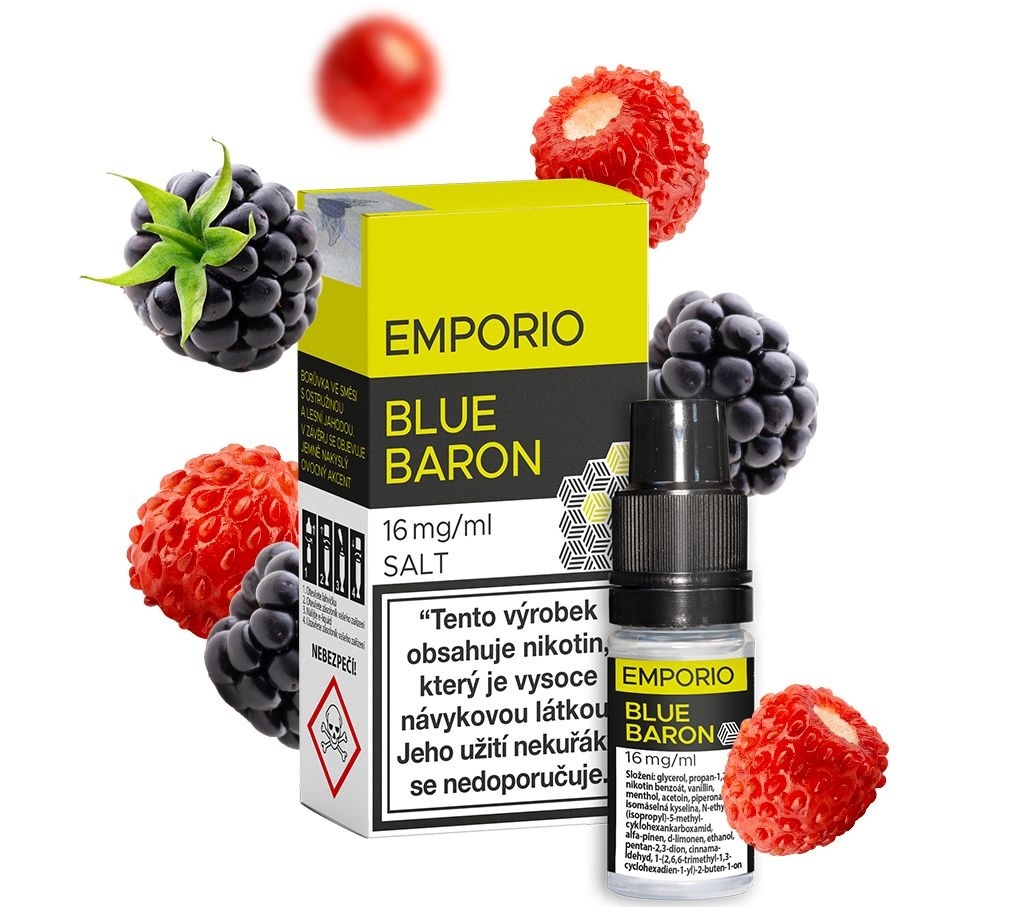 Levně Imperia (Emporio Salt) 10ml Blue Baron Nikotín: 12mg