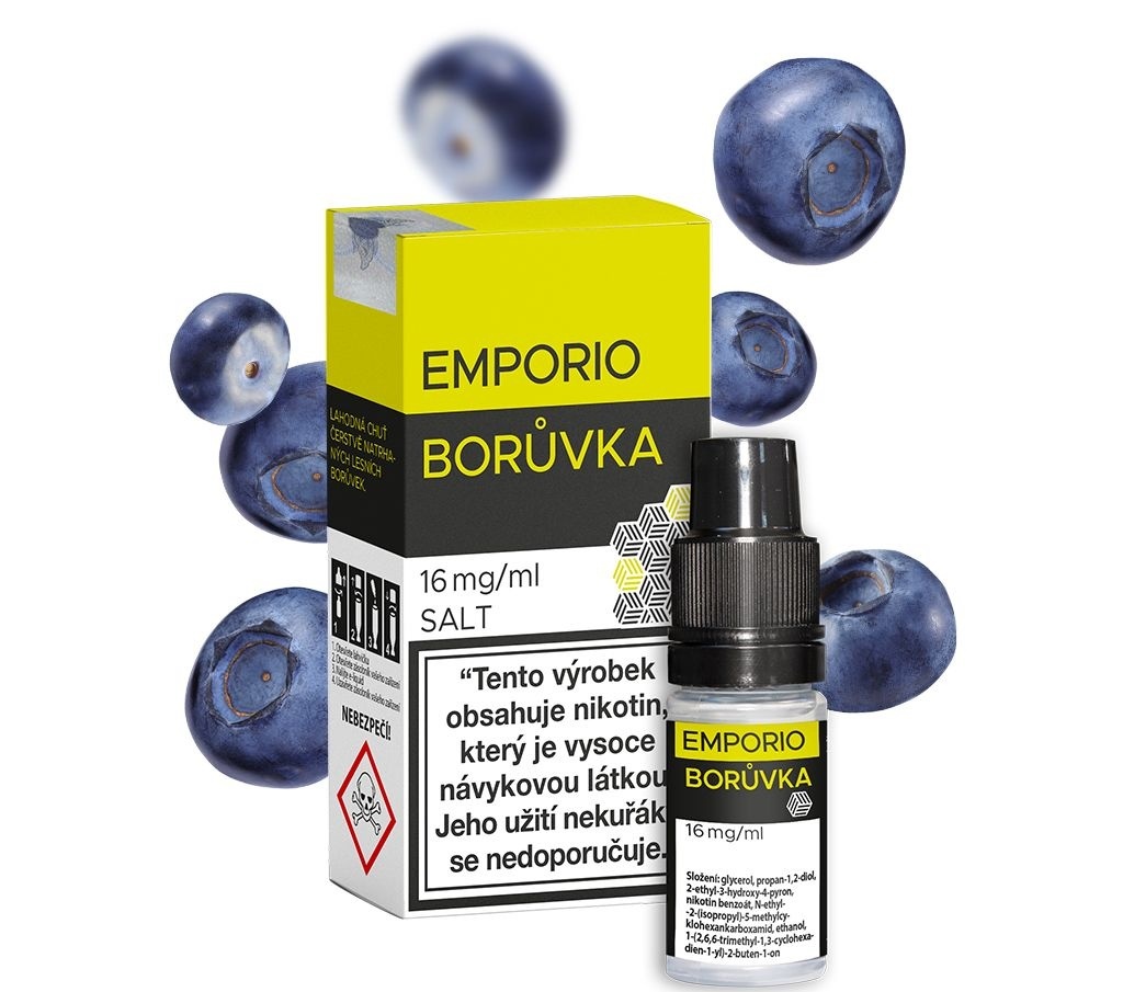Levně Imperia (Emporio Salt) 10ml Blueberry (Borůvka) Nikotín: 12mg