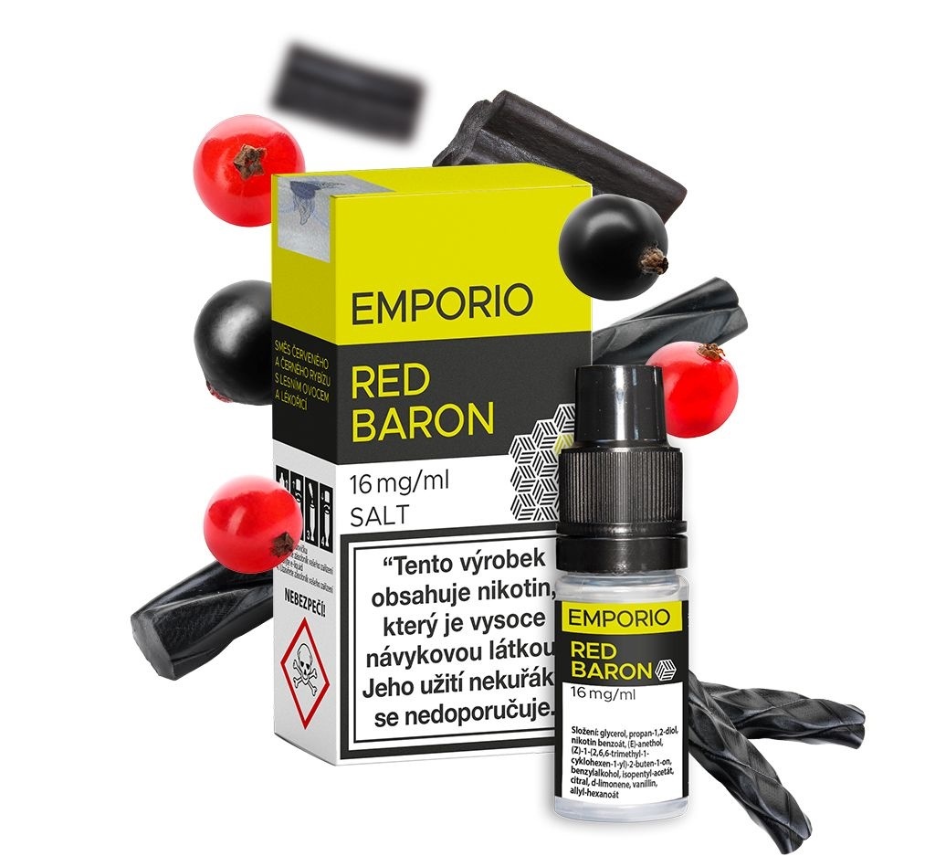 Levně Imperia (Emporio Salt) 10ml Red Baron Nikotín: 12mg