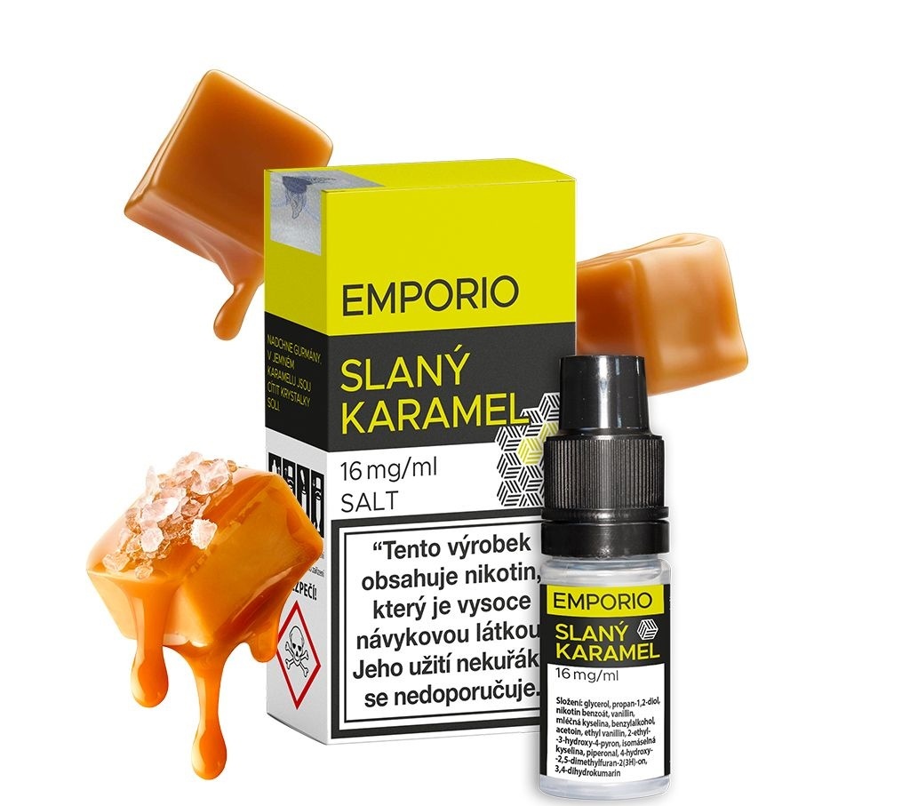 Levně Imperia (Emporio Salt) 10ml Slaný Karamel Nikotín: 16mg