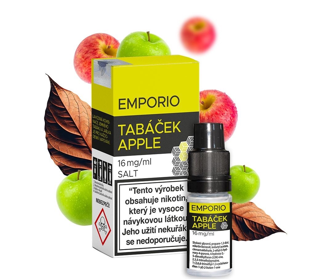 Levně Imperia (Emporio Salt) 10ml Tabáček Apple Nikotín: 16mg