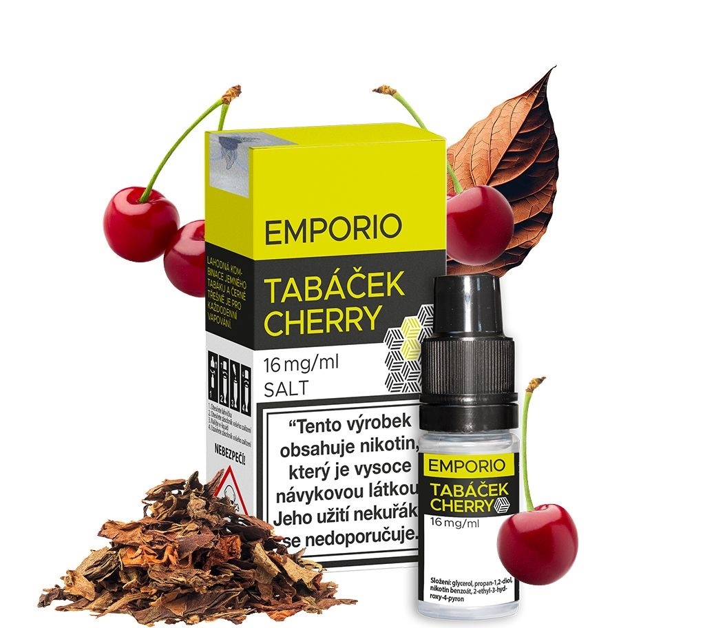 Levně Imperia (Emporio Salt) 10ml Tabáček Cherry Nikotín: 16mg