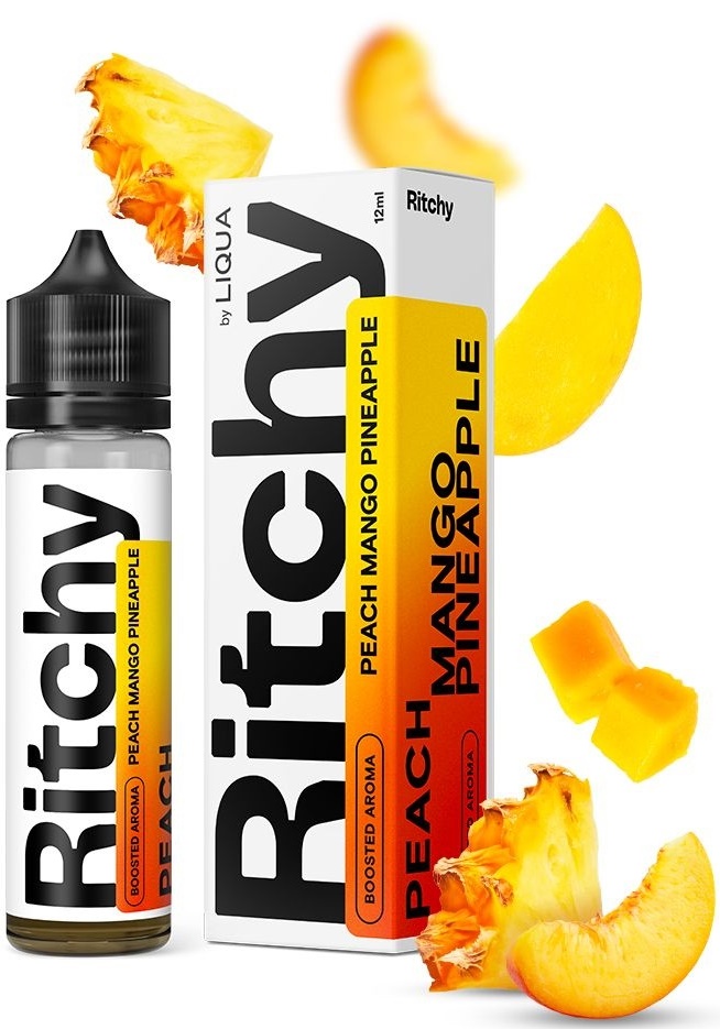 Levně Příchuť Liqua Ritchy 10/60ml Peach Mango Pineapple