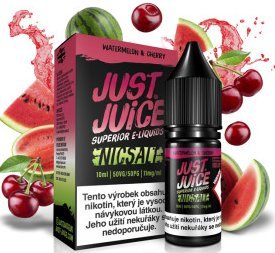 Levně Just Juice (Just Juice Salt) 10ml Watermelon & Cherry (Vodní meloun & třešeň) Nikotín: 11mg