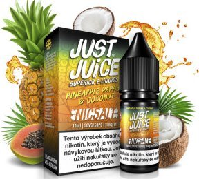 Levně Just Juice (Just Juice Salt) 10ml Pineapple Papaya & Coconut (Ananas papája & kokos) Nikotín: 11mg