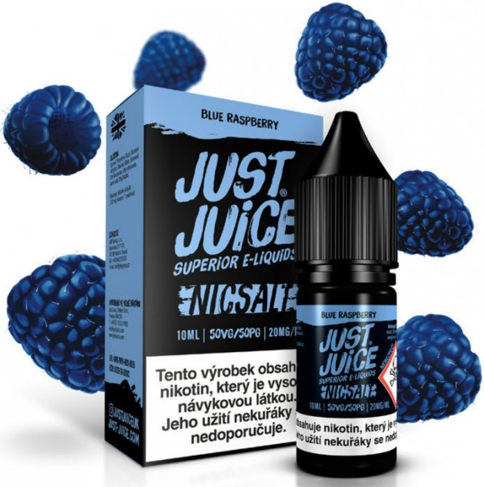 Levně Just Juice (Just Juice Salt) 10ml Blue Raspberry (Modrá malina) Nikotín: 11mg