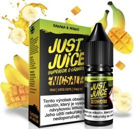 Levně Just Juice (Just Juice Salt) 10ml Banana & Mango (Banán & mango) Nikotín: 11mg