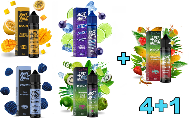 Levně Just Juice .(Just Juice) 10/60ml 4+1