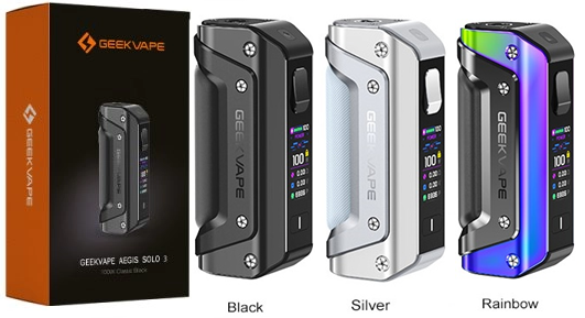 Levně Grip GeekVape Aegis Solo 3 MOD 100W Barva: Černá