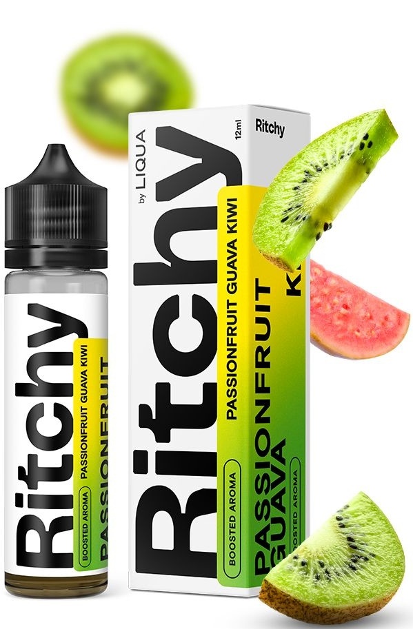 Levně Příchuť Liqua Ritchy 10/60ml Passionfruit Guava Kiwi
