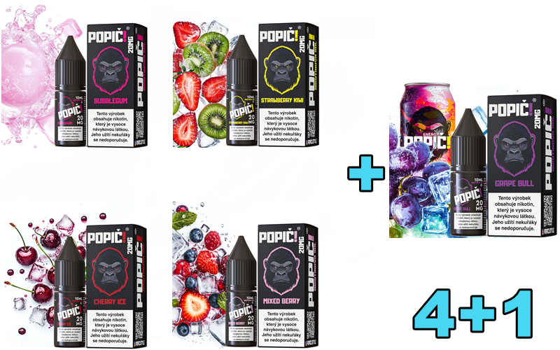 Levně Popič! .(Popič! Salt) 10ml 4+1