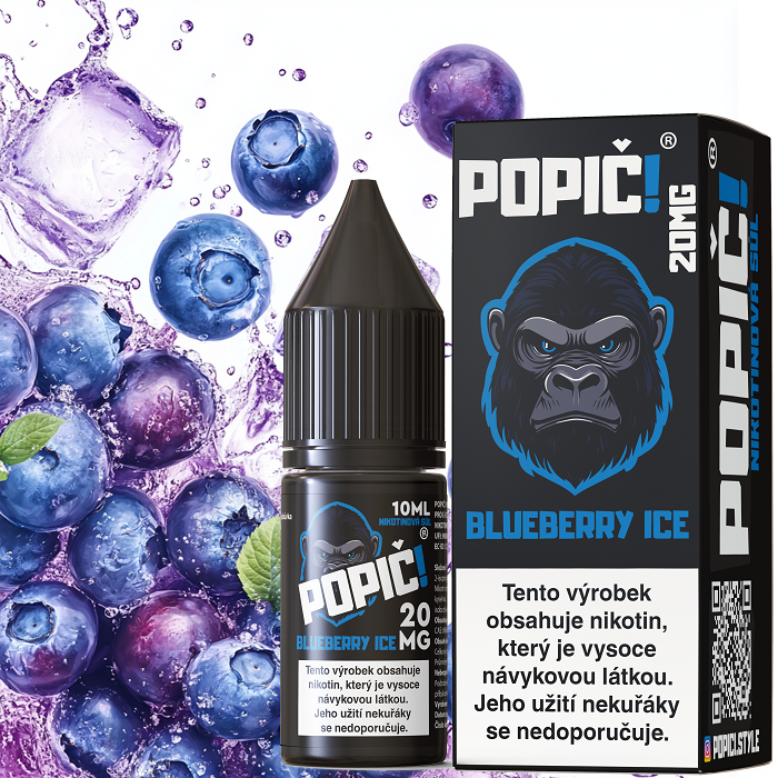 Levně Popič! (Popič! 20mg Salt) 10ml Blueberry Ice