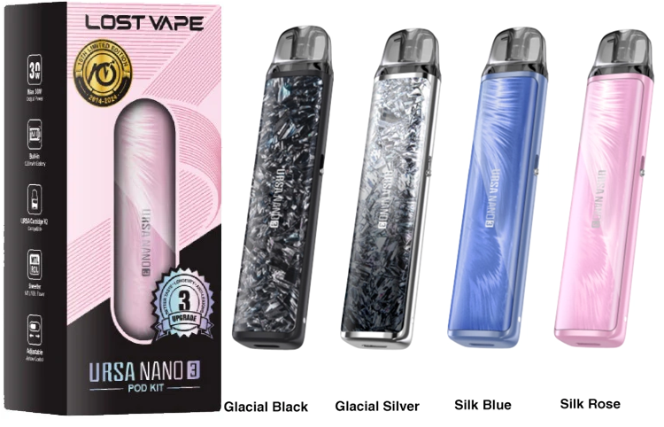 Levně Lost Vape Ursa Nano 3 POD elektronická cigareta 1200mAh Barva: Modrá