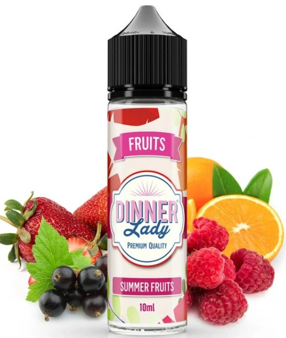 Levně Dinner Lady Příchuť Dinner Lady-Fruits Shake and Vape 10/60ml Summer Fruit