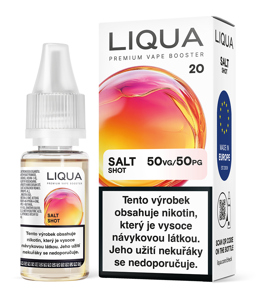 Levně Liqua (Liqua) 1x10ml E-Liquid SHOT SALT VPG 50/50 20mg