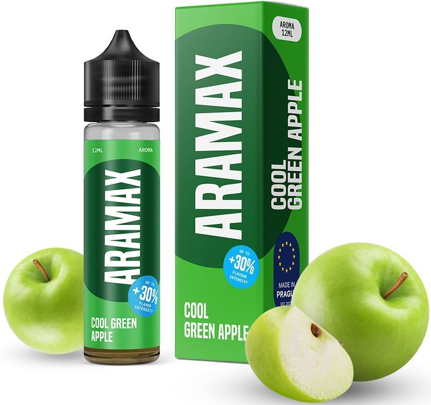 Levně Příchuť Aramax Shake and Vape 10/60ml Cool Green Apple
