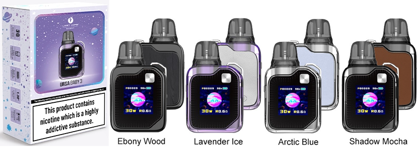 Levně Lost Vape Ursa Baby 3 POD elektronická cigareta 1200mAh Barva: Černá