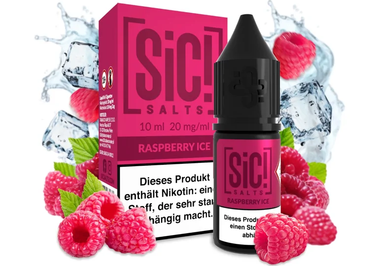 Levně Sic! (Sic! Salt) 10ml Raspberry Ice Nikotín: 10mg