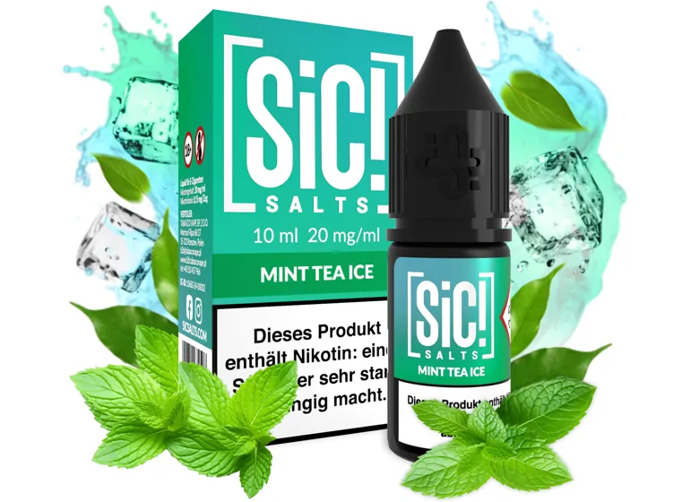 Levně Sic! (Sic! Salt) 10ml Mint Tea Ice Nikotín: 20mg