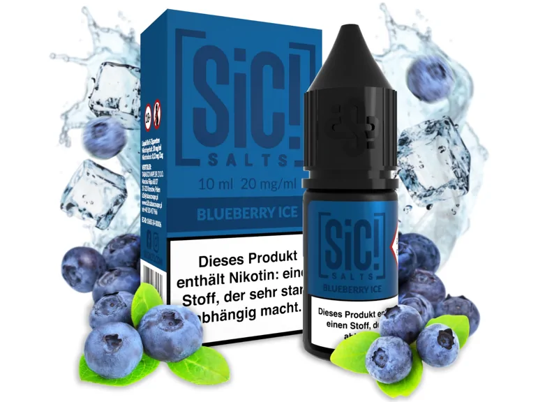 Levně Sic! (Sic! Salt) 10ml Blueberry Ice Nikotín: 10mg