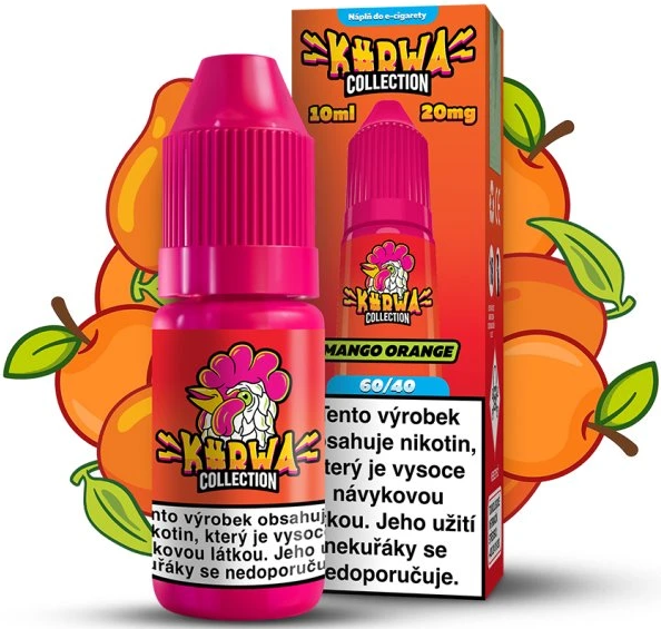 Levně Kurwa (Kurwa Salt 20mg) 10ml Mango Orange