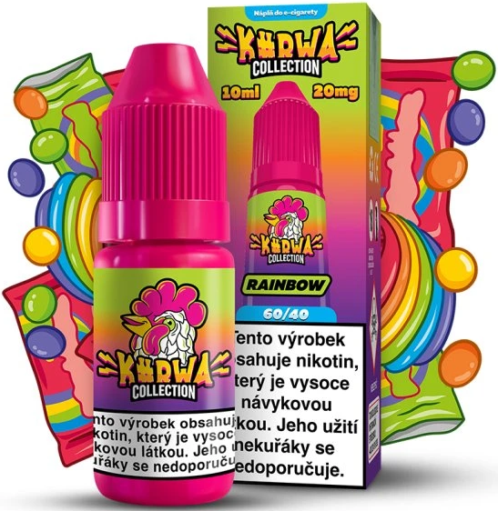 Levně Kurwa (Kurwa Salt 20mg) 10ml Rainbow