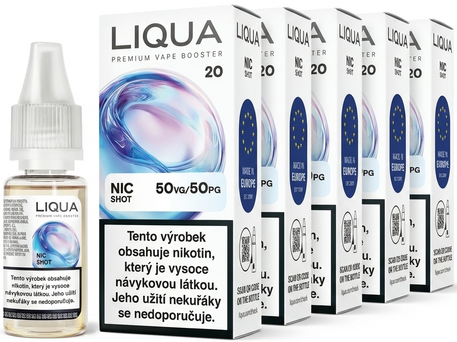 Levně Liqua (Liqua) 5x10ml E-Liquid SHOT VPG 50/50 20mg