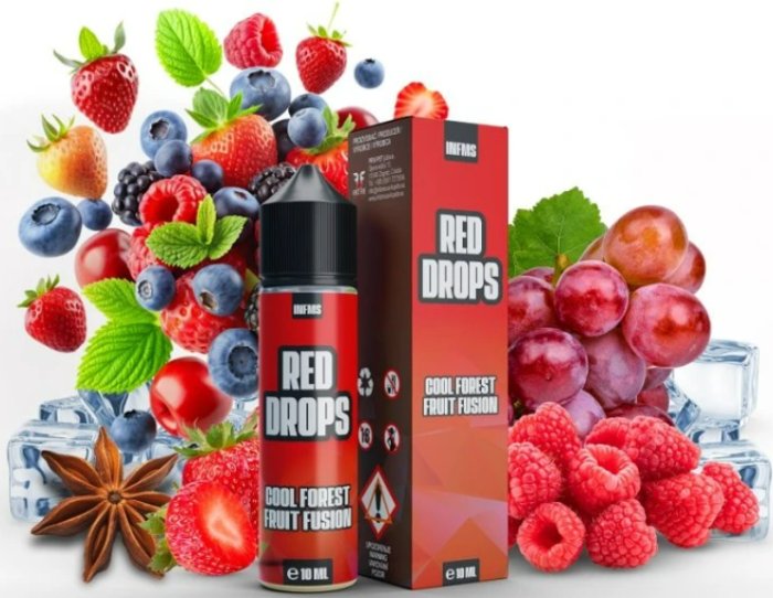 Levně Infamous Příchuť Infamous-Drops Shake and Vape 10/60ml Red Drops