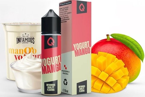 Levně Infamous Příchuť Infamous-Liqonic Shake and Vape 10/60ml Yogurt Mango