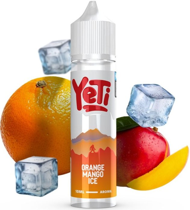 Levně Příchuť Yeti Shake and Vape 10/60ml Orange Mango Ice (Ledový pomeranč a mango)