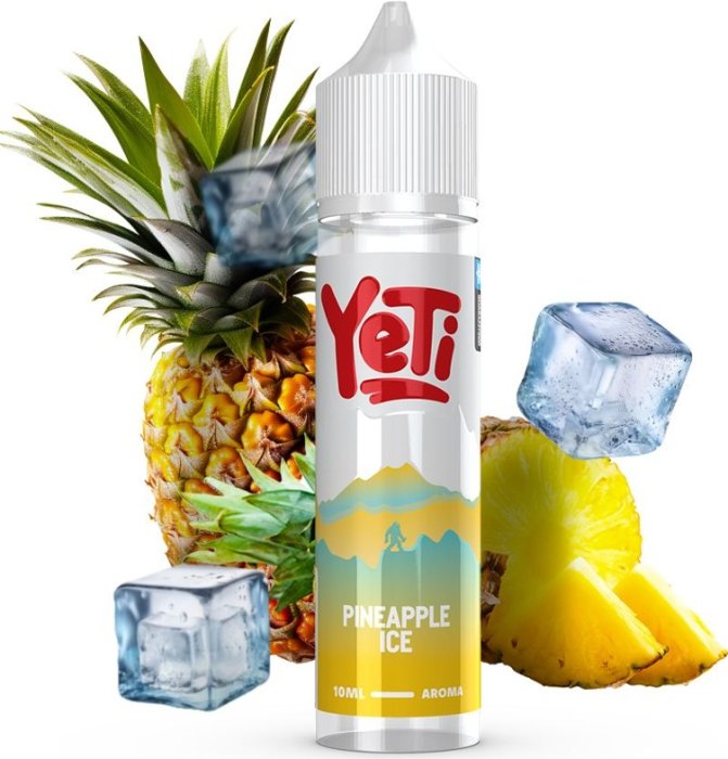Levně Příchuť Yeti Shake and Vape 10/60ml Pineapple Ice (Ledový ananas)