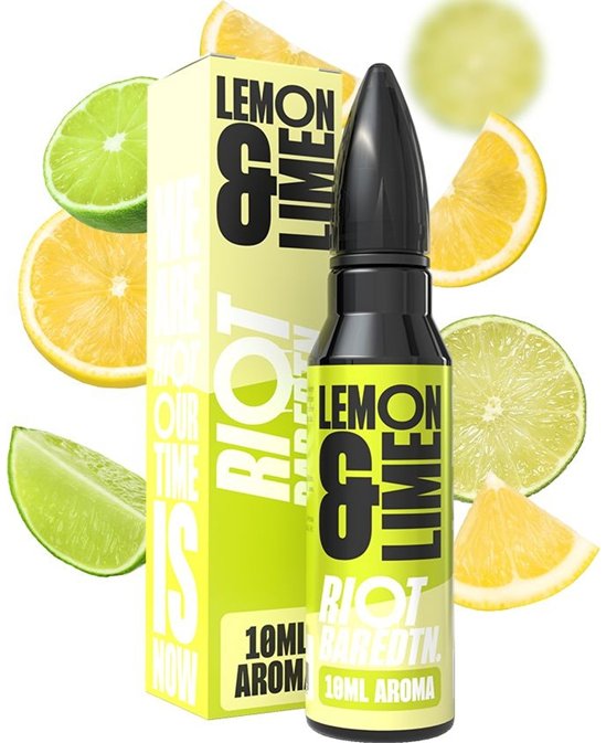 Levně Příchuť Riot Squad Shake and Vape 10/60ml Lemon & Lime (Citron & limetka)